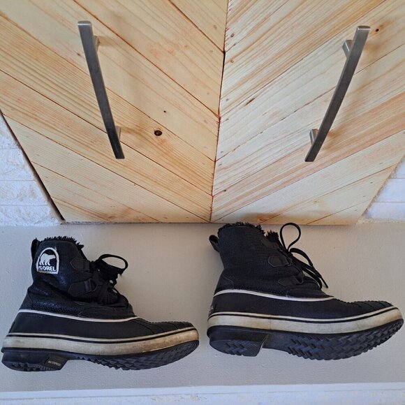 Sorel Trivoli Women's Size 9 Glitter Duck Boots Snow Winter Waterproof - Picture 6 of 10